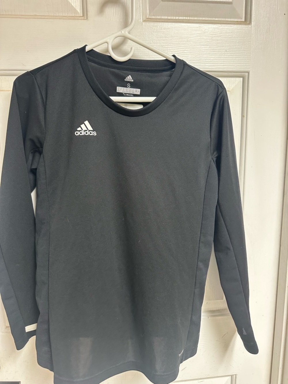 adidas Black Long-Sleeve Performance Top